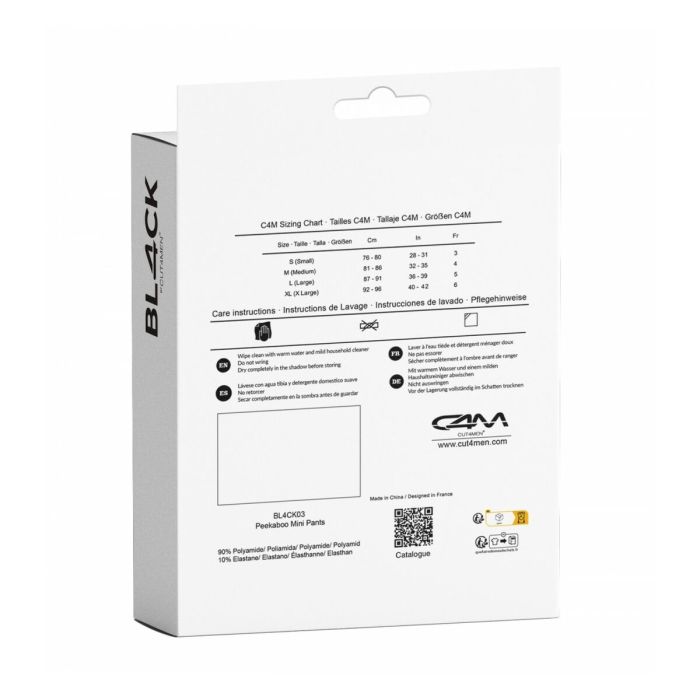 Tanga Cut4men Noir S 3 Tanga Cut4men Noir S 3