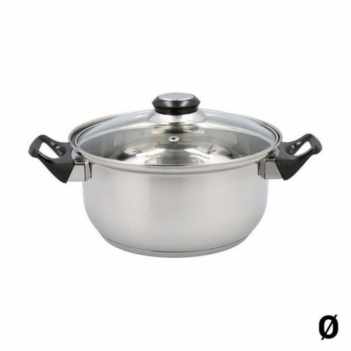 Casserole avec Couvercle en Verre Quid Habitat 20 cm