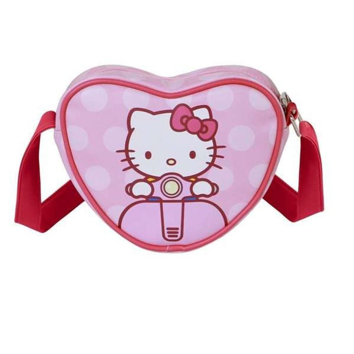 Sac à Bandoulière Hello Kitty Rose 15,5 x 21 x 6,5 cm 1