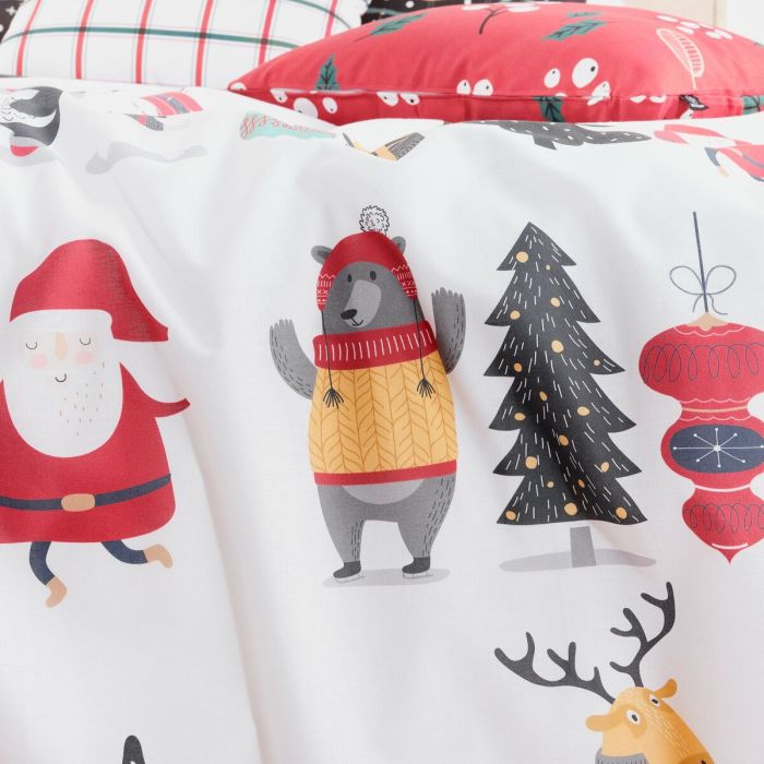 Housse de Couette Decolores Laponia Multicouleur 175 Fils 240 x 220 cm Gran lit 2 persones 2