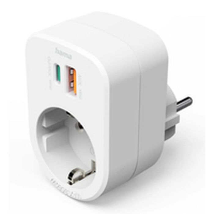 Fiche électrique Hama 00223343 Blanc 230 V 8