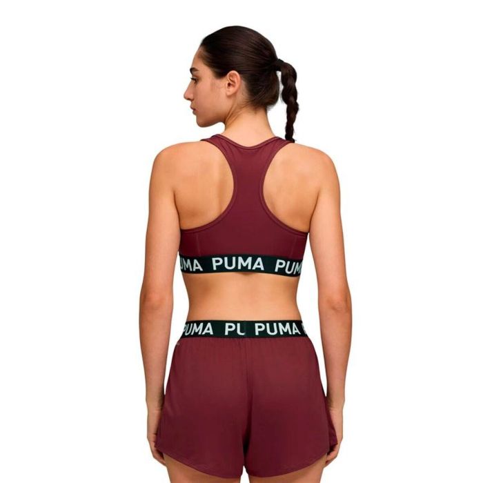 Soutien-gorge de Sport Puma 4Keeps Elastic Rouge foncé M 1 Soutien-gorge de Sport Puma 4Keeps Elastic Rouge foncé M 1