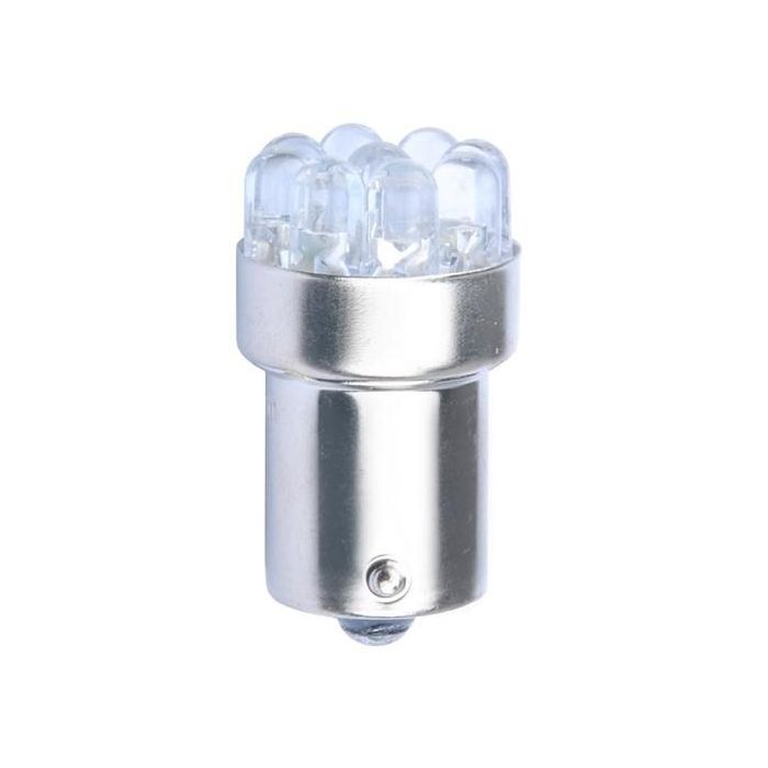 M-Tech Blister 2X Led L033W Ba15S 9 Led 5mm Blanc 12V 1,025W 1