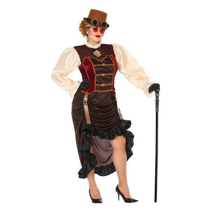 Déguisement pour Adultes Steampunk Marron (1 Pièce) 4 Déguisement pour Adultes Steampunk Marron (1 Pièce) 4