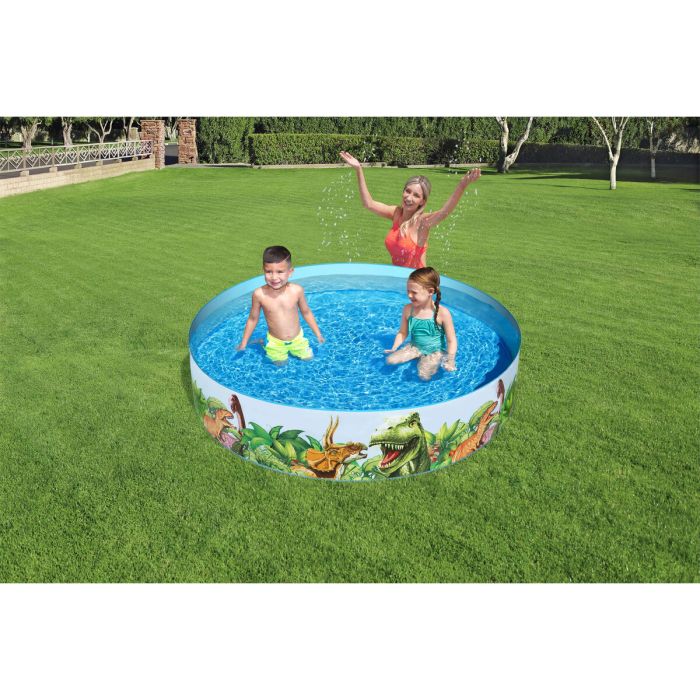 Bestway Piscine Rigide Enfant PVC Dinosaures 244x46 cm +3 Ans Jardin 55001 8 Bestway Piscine Rigide Enfant PVC Dinosaures 244x46 cm +3 Ans Jardin 55001 8