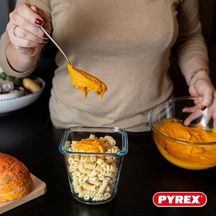 Ensemble de Boîtes à Lunch Pyrex Transparent 3 Pièces 3 Ensemble de Boîtes à Lunch Pyrex Transparent 3 Pièces 3