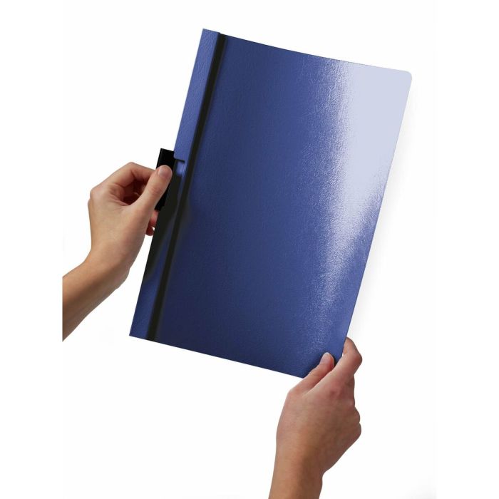 Dossier de Portefeuilles Durable Duraclip 60 Transparent Bleu foncé A4 2