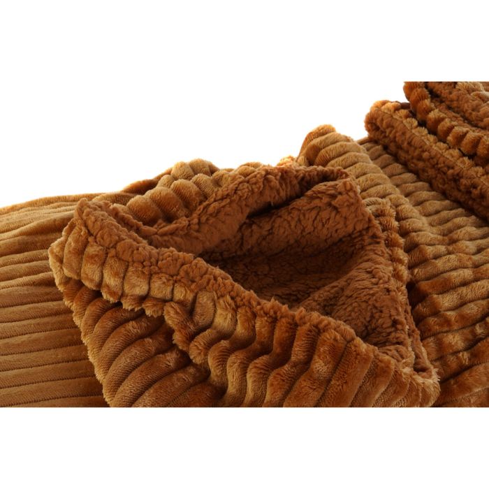 Couverture DKD Home Decor Terre cuite 150 x 200 x 2 cm 2