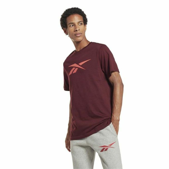 T-shirt à manches courtes homme Reebok RI Logo Bordeaux 5 T-shirt à manches courtes homme Reebok RI Logo Bordeaux 5