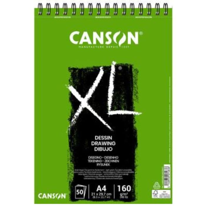 Bloc à dessin Canson XL Drawing Blanc A4 5 Unités 50 Volets 160 g/m2 2 Bloc à dessin Canson XL Drawing Blanc A4 5 Unités 50 Volets 160 g/m2 2