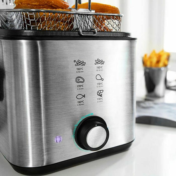 Friteuse Cecotec CleanFry Infinity 1500 1,5 L 900W Noir Acier inoxydable 900 W 1,5 L 4 Friteuse Cecotec CleanFry Infinity 1500 1,5 L 900W Noir Acier inoxydable 900 W 1,5 L 4