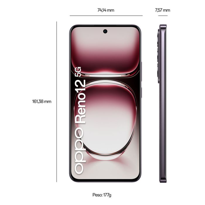 Smartphone Oppo Reno12 5G 6,7" 12 GB RAM 256 GB Marron Noir Dual SIM 1
