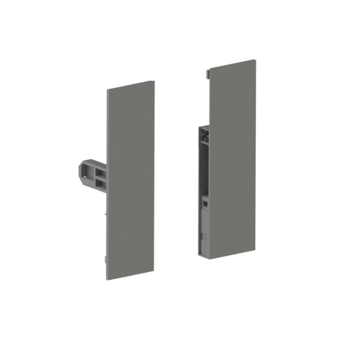 Juego Fijación Frontal Qube H90 H120 H185 Acabado Antracita Altura H120 Herrajes Alk 2