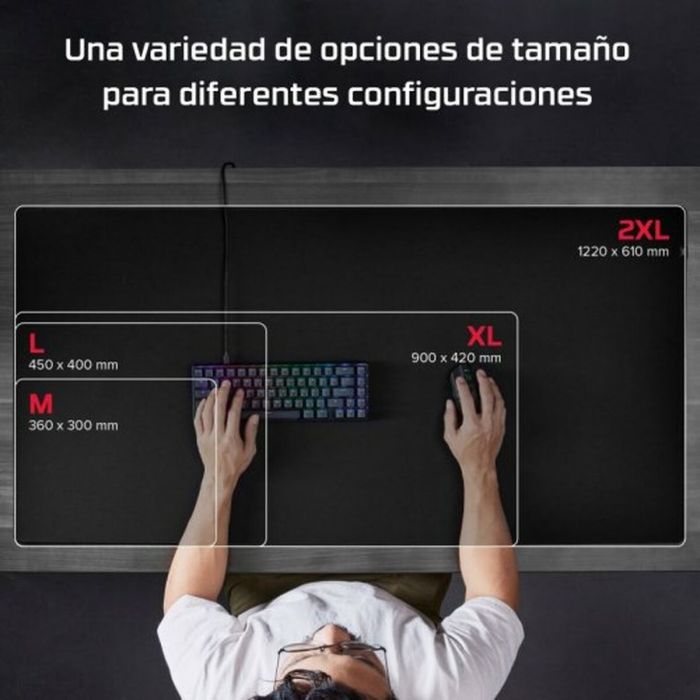 Tapis de Souris HyperX Pulsefire Noir 2 Tapis de Souris HyperX Pulsefire Noir 2