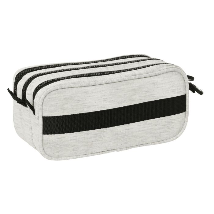 Trousse Fourre-Tout Triple Kappa Grey knit Gris (21,5 x 10 x 8 cm) 2