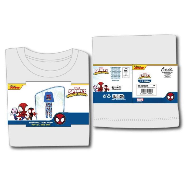 Pyjama Enfant Spidey Bleu M 6 Pyjama Enfant Spidey Bleu M 6