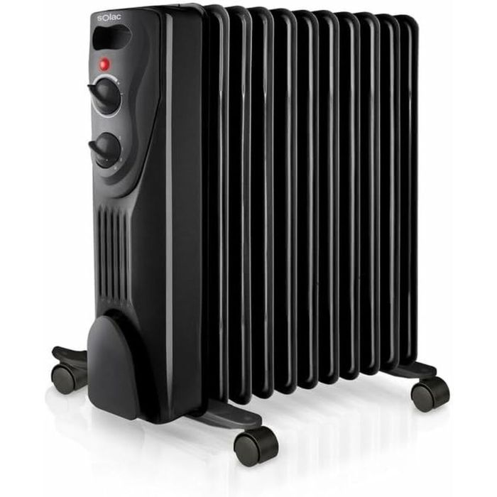 Radiateur à Huile Solac RA810 Noir 2300 W 8 Radiateur à Huile Solac RA810 Noir 2300 W 8