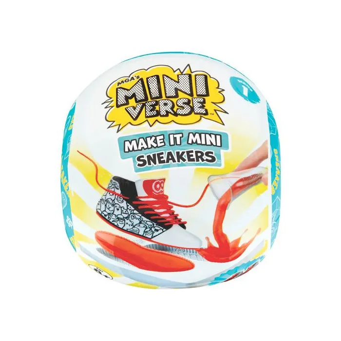 Miniverse Make It Mini Sneakers de MGA - Kit créatif de mini baskets à assembler - Jeu créatif pour enfants Miniverse Make It Mini Sneakers de MGA - Kit créatif de mini baskets à assembler - Jeu créatif pour enfants