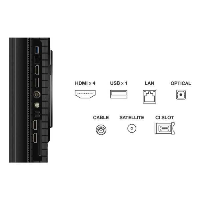 TV intelligente TCL 75P89K 75 75" 4K Ultra HD HDR QLED 2