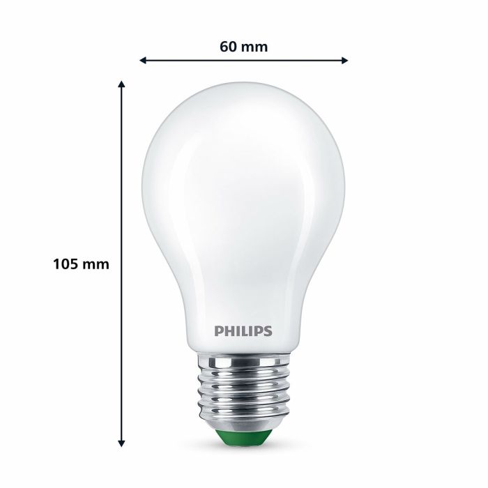 Lampe LED Philips Ultra Efficient Led Classic 4 W 60 W E27 840 lm Blanc (4000 K) 2