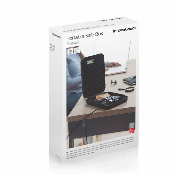 Coffre-Fort Portable avec Câble de Sécurité Prisaven InnovaGoods 1 Coffre-Fort Portable avec Câble de Sécurité Prisaven InnovaGoods 1