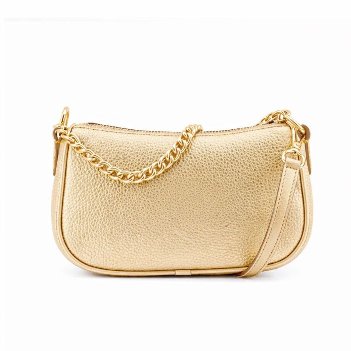 Sac à Bandoulière Michael Kors Carmela Doré 20 x 12 x 7 cm 2