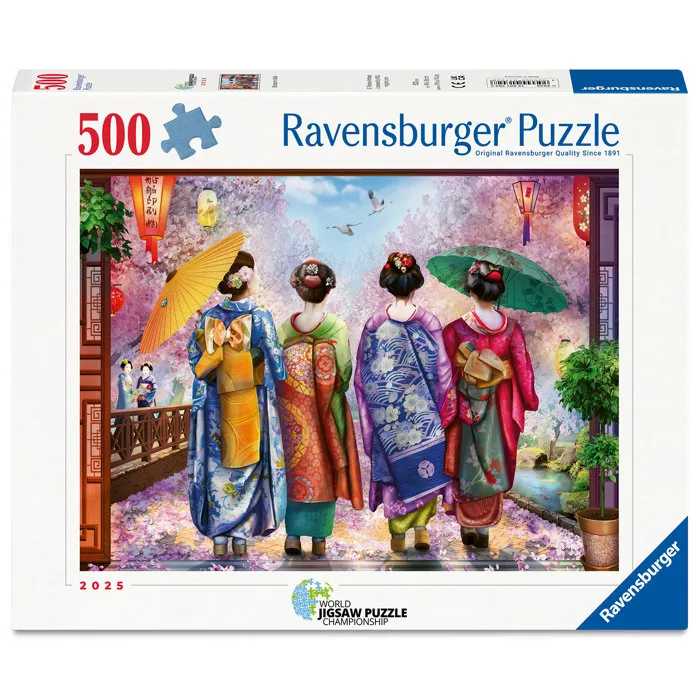 Ravensburger Puzzle 500 pièces - Promenade fleurie - Pour adultes et adolescents dès 12 ans - Qualité supérieure - Réf. 12001702 Ravensburger Puzzle 500 pièces - Promenade fleurie - Pour adultes et adolescents dès 12 ans - Qualité supérieure - Réf. 12001702