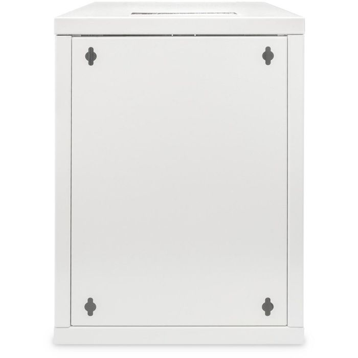 DIGITUS Wandschrank Compact 9HE 254mm 10" Glastür grau 3
