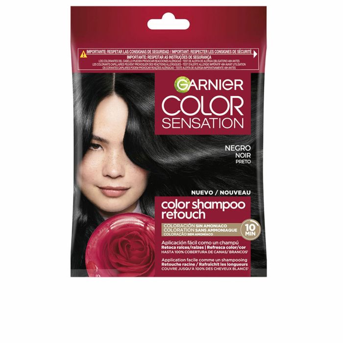 Garnier Color Sensation Shampooing Couleur Ton sur Ton #1.0-Noir 1 u