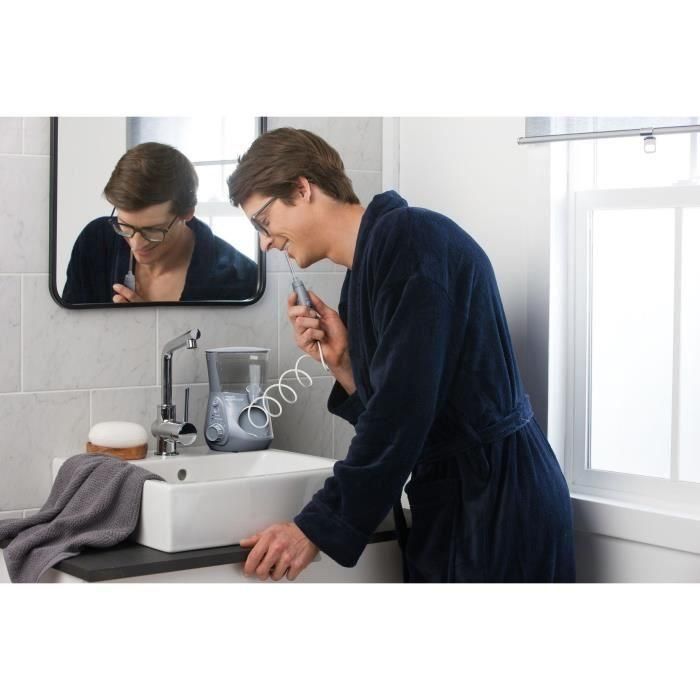 Jet Dentaire - WATERPIK - WP-667 Ultra Professionnel - Gris - 10 Niveaux de pression - 7 Embouts inclus 4