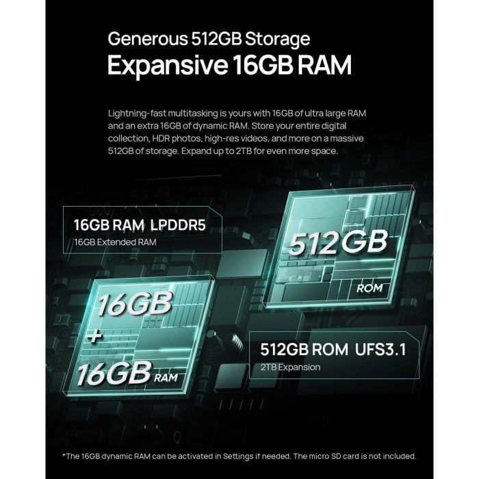 Smartphone Ulefone ARMOR 34 PRO 16 GB RAM 512 GB 1