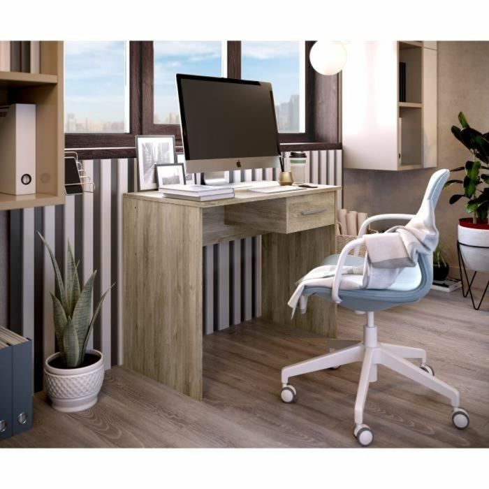 Bureau Marron Chêne Mélamine 90 x 50 x 74 cm 1