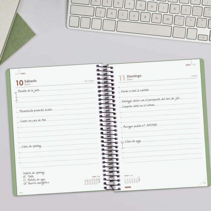 Agenda Finocam MY Vert A5 15,5 x 21,2 cm 2026 4
