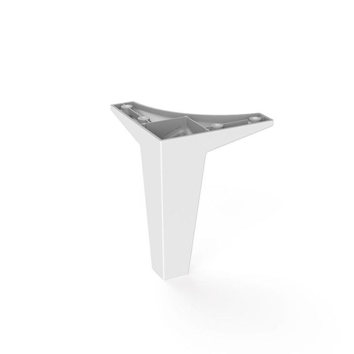 Pata De Plástico Modelo Cali H110 Acabado Negro Mate Q&Q 1