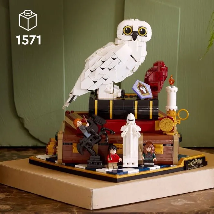 LEGO 76466 Harry Potter L'École des Sorciers - Édition Collector 25e Anniversaire Set de Construction DIY pour Adulte