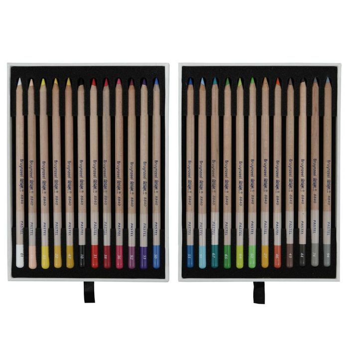 Crayon pastel Bruynzeel Design 24 Pièces Coffret Multicouleur 1