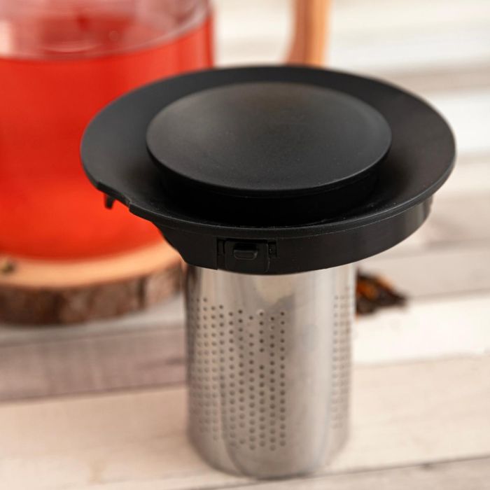 Tetera Vidrio Filtro Inox Tubin Quid 0,8 L 3