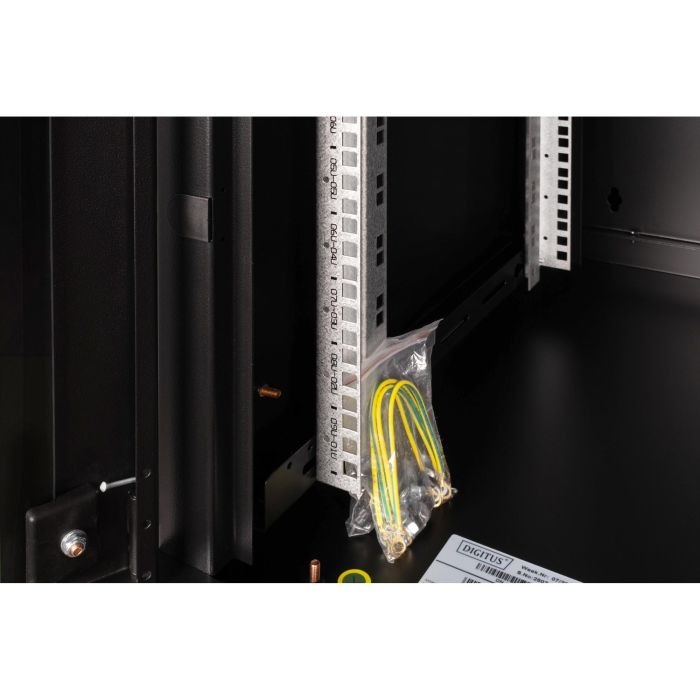 DIGITUS Wandgehäuse Unique 9HE 509x600x600mm schwarz 5