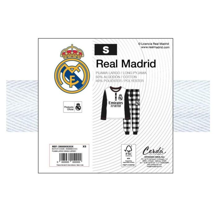 Pyjama Real Madrid C.F. Blanc 1