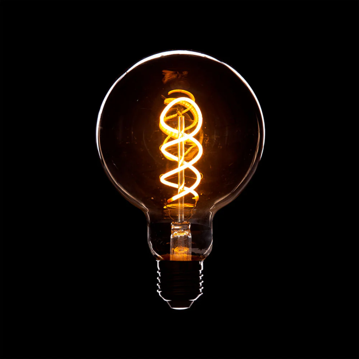 Ampoule LED E27 4W 380Lm 2000K Filament G95 40.000H WR-G95-4W-R-SG 1