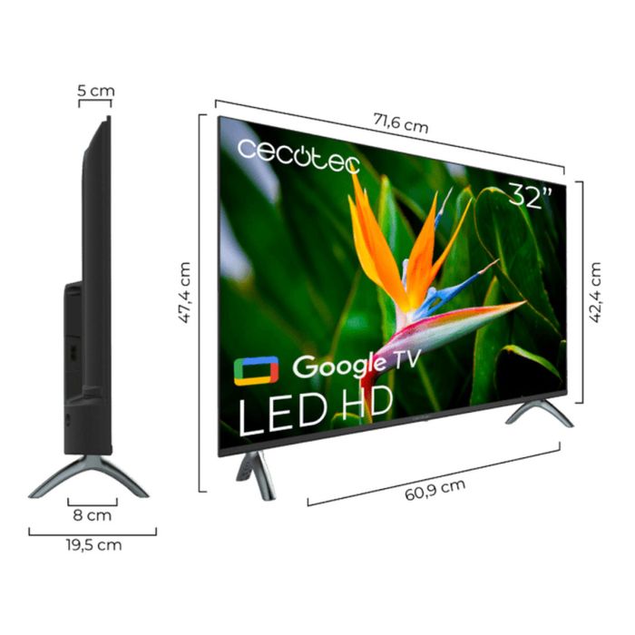 TV intelligente Cecotec Full HD 4K Ultra HD 32" LED HDR HDR10 4 TV intelligente Cecotec Full HD 4K Ultra HD 32" LED HDR HDR10 4