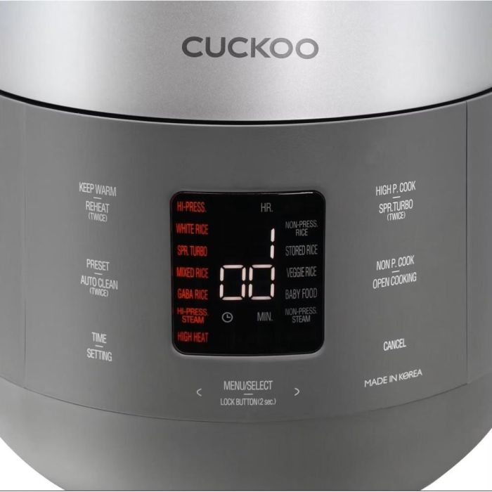 Cuckoo Reiskocher 1.80l CRP-ST1009F Twin Pressure grau 3 Cuckoo Reiskocher 1.80l CRP-ST1009F Twin Pressure grau 3