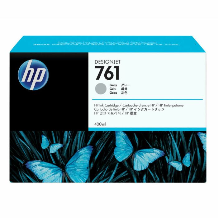 HP 761 Cartouche d'encre grise pour HP DesignJet T7100, 400ml, CM996A