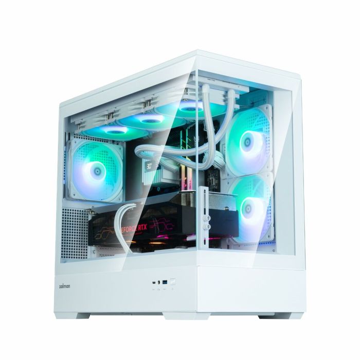 Boîtier ATX semi-tour Zalman P30 V2 Blanc 6