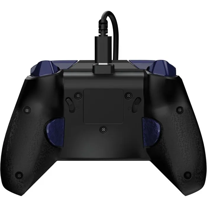 Turtle Beach Rematch Advanced - Manette de jeu filaire pour Xbox et PC - Design lenticulaire Dark Cosmos - Gâchettes arrière assignables - Compatible Application Control Hub