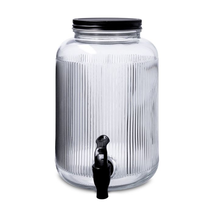 Distributeur de boissons Quid Maison Transparent verre 4 L (4 Unités) 1
