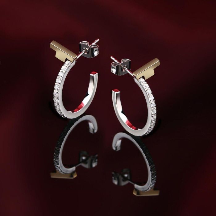 Boucles d´oreilles Femme Trussardi TJAXC32 2 cm 2