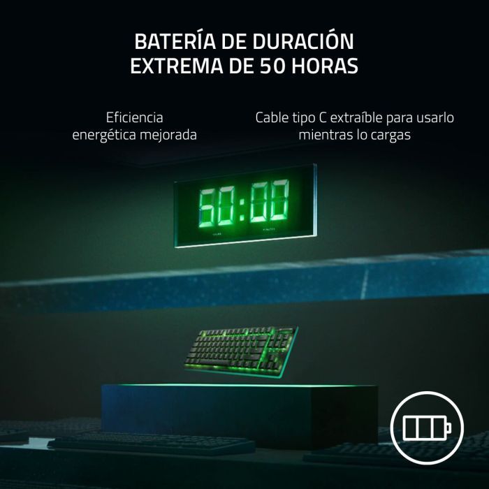 Clavier sans fil Razer RZ03-04371100-R311 Noir Espagnol Qwerty 4