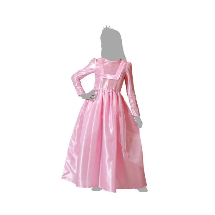 Déguisement Princesse Rose avec Papillons pour Fille 10-12 Ans - Costume 2 Pièces (Falda, Blusa) en Polyester - Thème Fantaisie