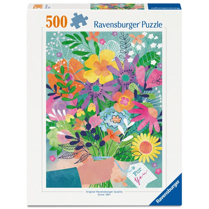 Ravensburger 12001795 - Puzzle Saint-Valentin en fleurs - 500 pièces - Puzzle qualité supérieure - À partir de 12 ans Ravensburger 12001795 - Puzzle Saint-Valentin en fleurs - 500 pièces - Puzzle qualité supérieure - À partir de 12 ans